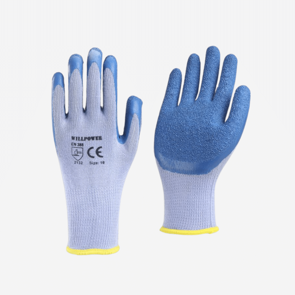 blue-splashed-knitted-work-gloves